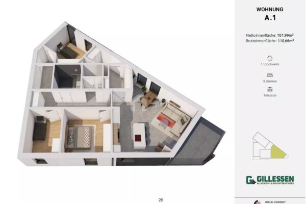 Wohnung zum Verkauf in Sankt-Vith