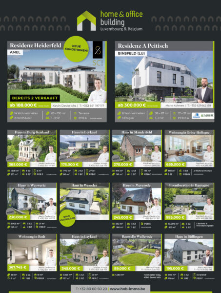 Nouvautés dans le monde d&rsquo;immobilier!